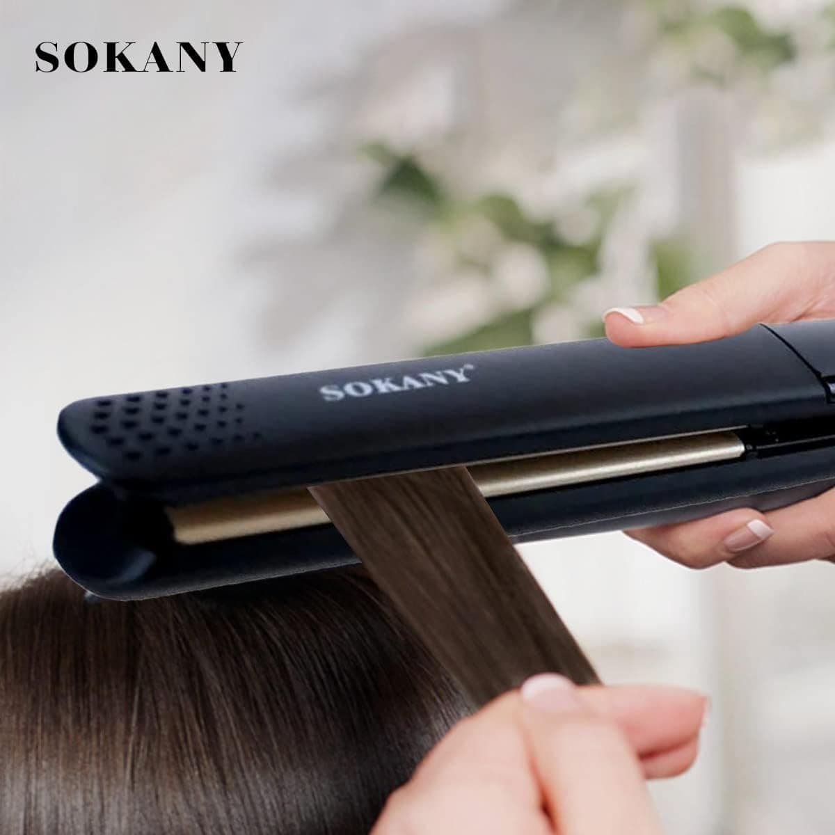 Sokany SK‑1901 Professional Hair Straightener Flat Iron With Adjustable Temperature & LCD Display — image 3