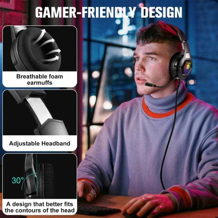 SoulBytes S100 Omni-directional Microphone Esports Gaming Headphone — image 4