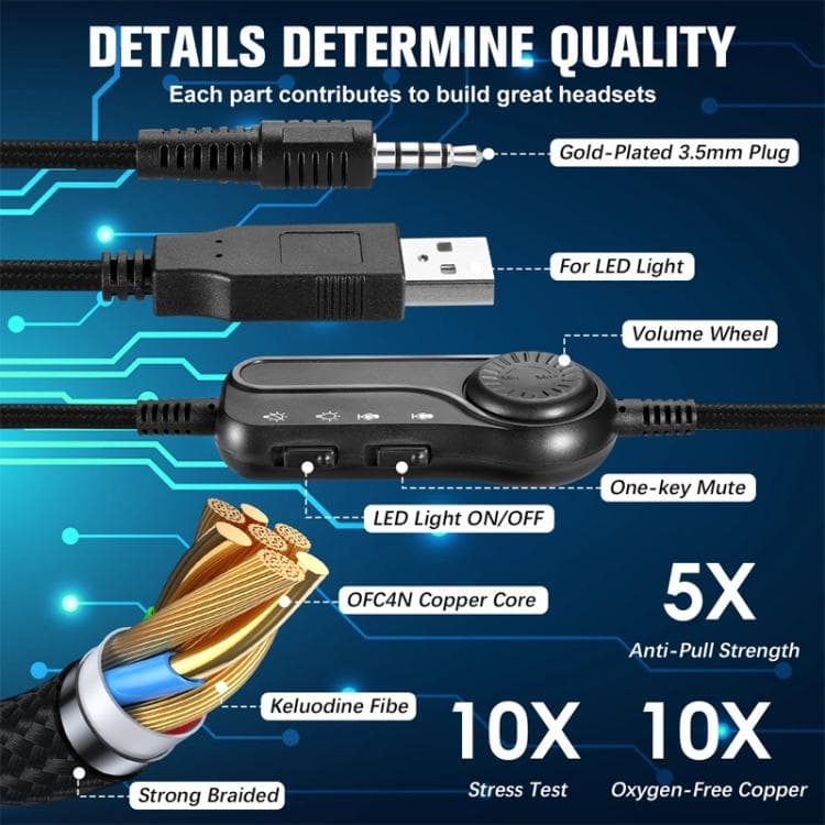 SoulBytes S100 Omni-directional Microphone Esports Gaming Headphone — image 6