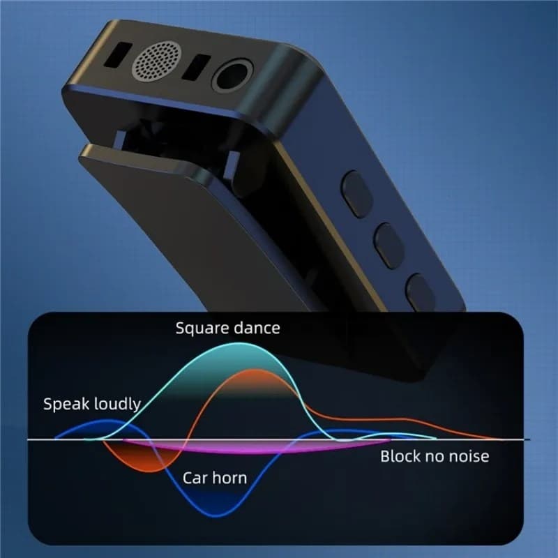 SX12 Lavalier Clip On Wireless Microphone With Dual Microphones + Receiver — image 4