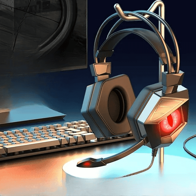 SY G15 Cool Breathing Light 3.5mm Wired Gaming Headphone — image 2