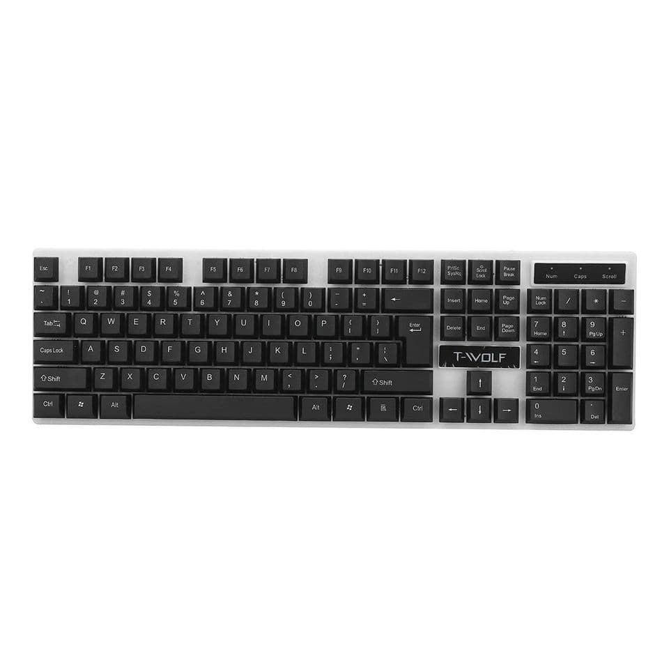 T-Wolf TF230 Wired Keyboard And Mouse Set USB RGB Backlit — image 3