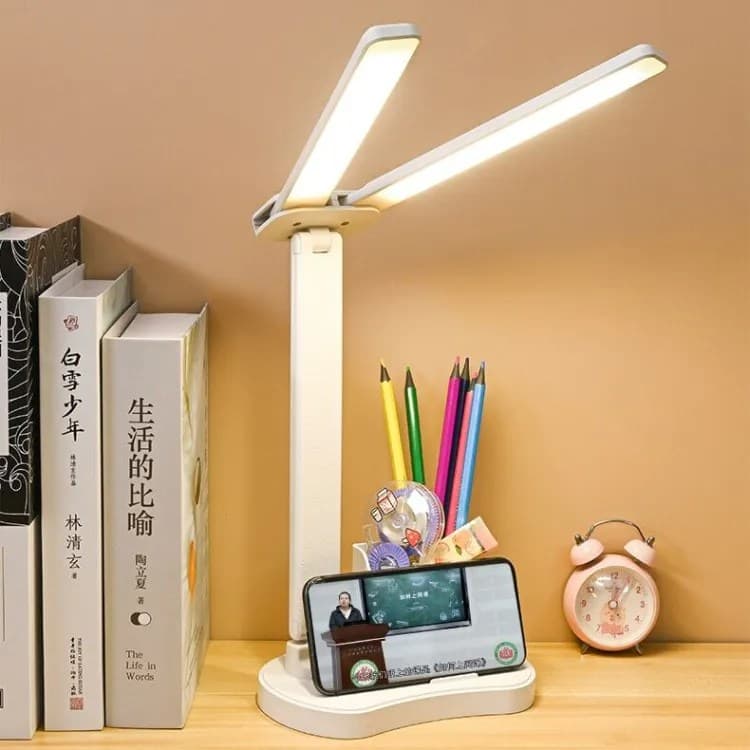 Table Lamp Table Light For Study With Pen Holder — image 2
