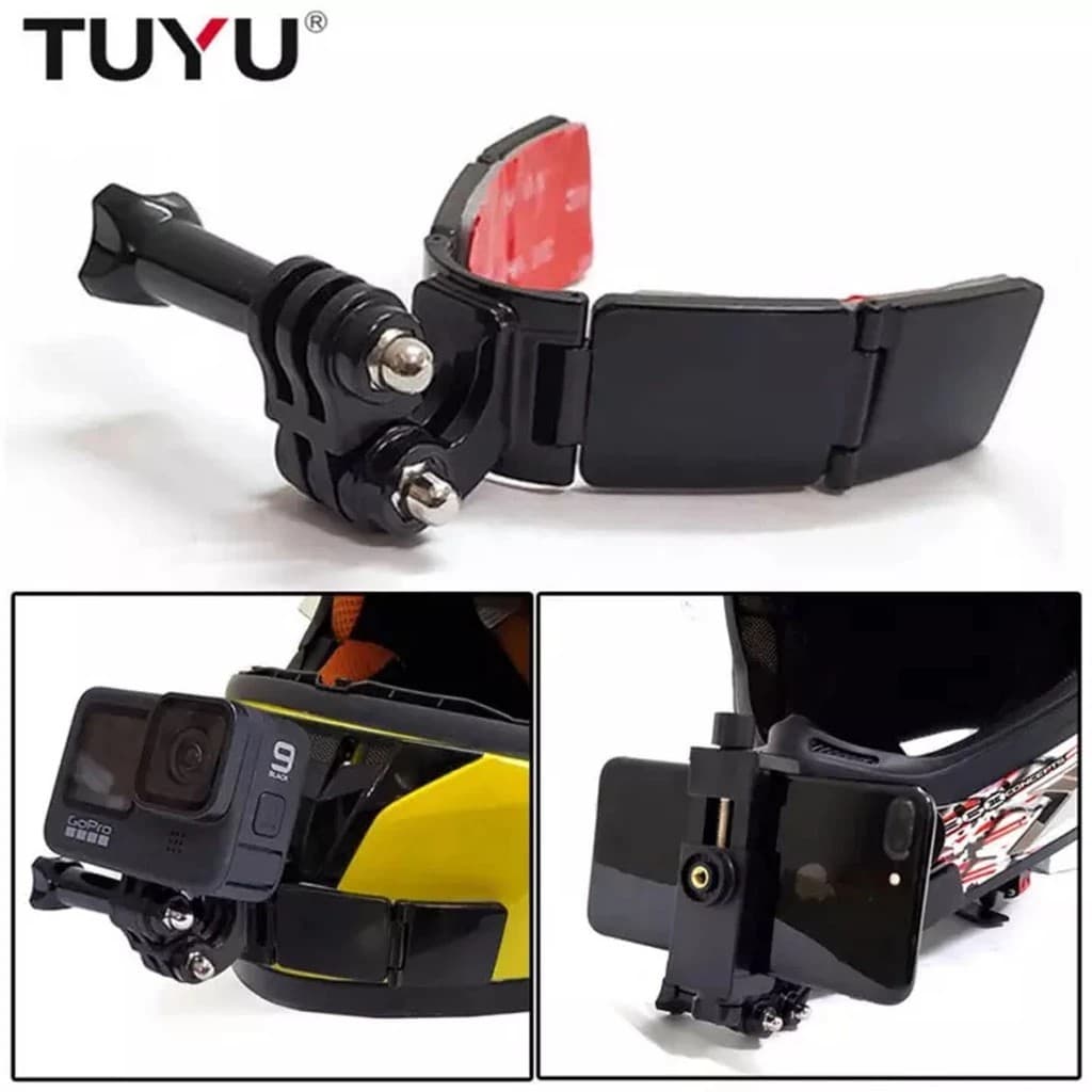 Tuyu Helmet Chin Mount For Full Face Helmet Foldable Adjustable Helmet Strap For GoPro — image 2