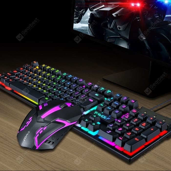 TWOLF TF200 Wired Keyboard And Mouse Kit Gaming LED Backlight — image 4
