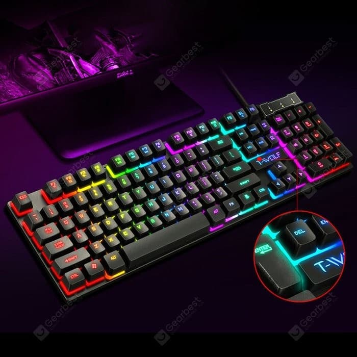 TWOLF TF200 Wired Keyboard And Mouse Kit Gaming LED Backlight — image 3