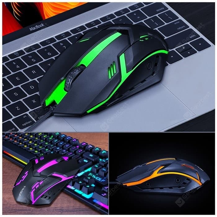 TWOLF TF200 Wired Keyboard And Mouse Kit Gaming LED Backlight — image 6