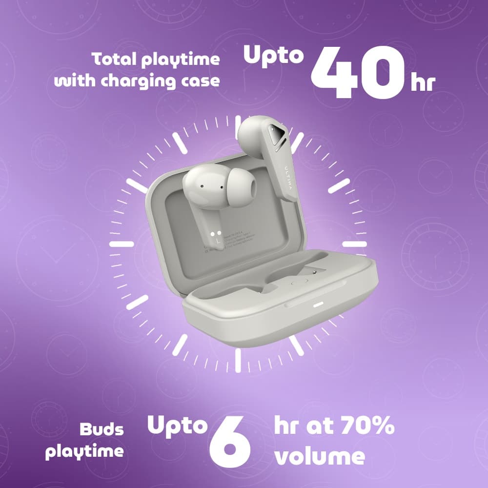 Ultima Boom Sleek Wireless Earbuds with ENC and 40 Hours Playtime — image 3