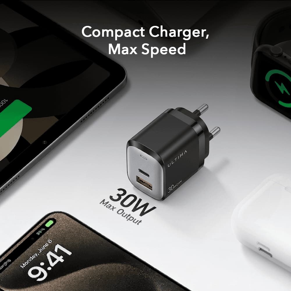 Ultima Rapid 30W Charger Dual Port GaN Charging Adapter — image 5
