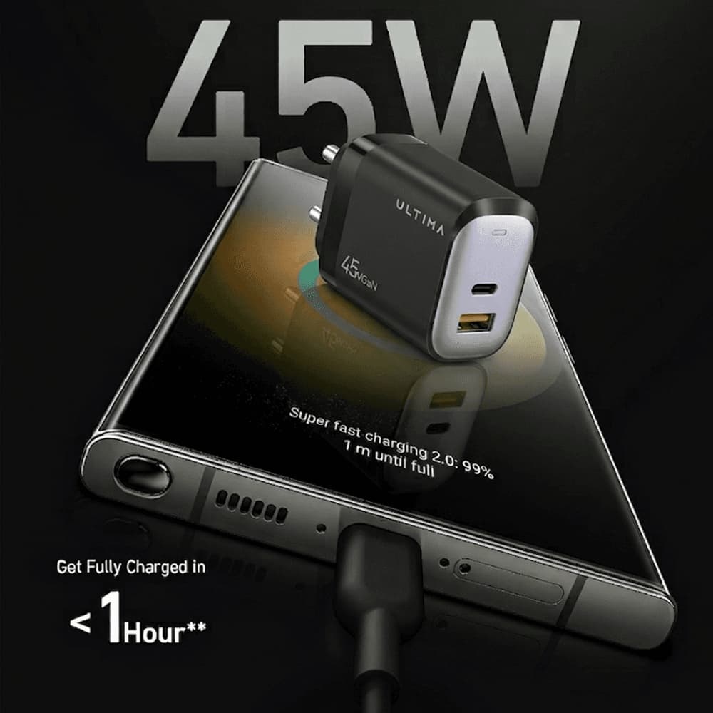 Ultima Rapid 45W Dual Port GaN Charging Adapter — image 3