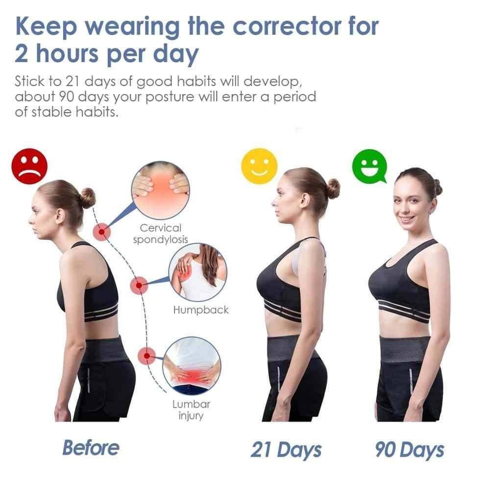 Unisex Adjustable Sensor Back Posture Correction Belt — image 4