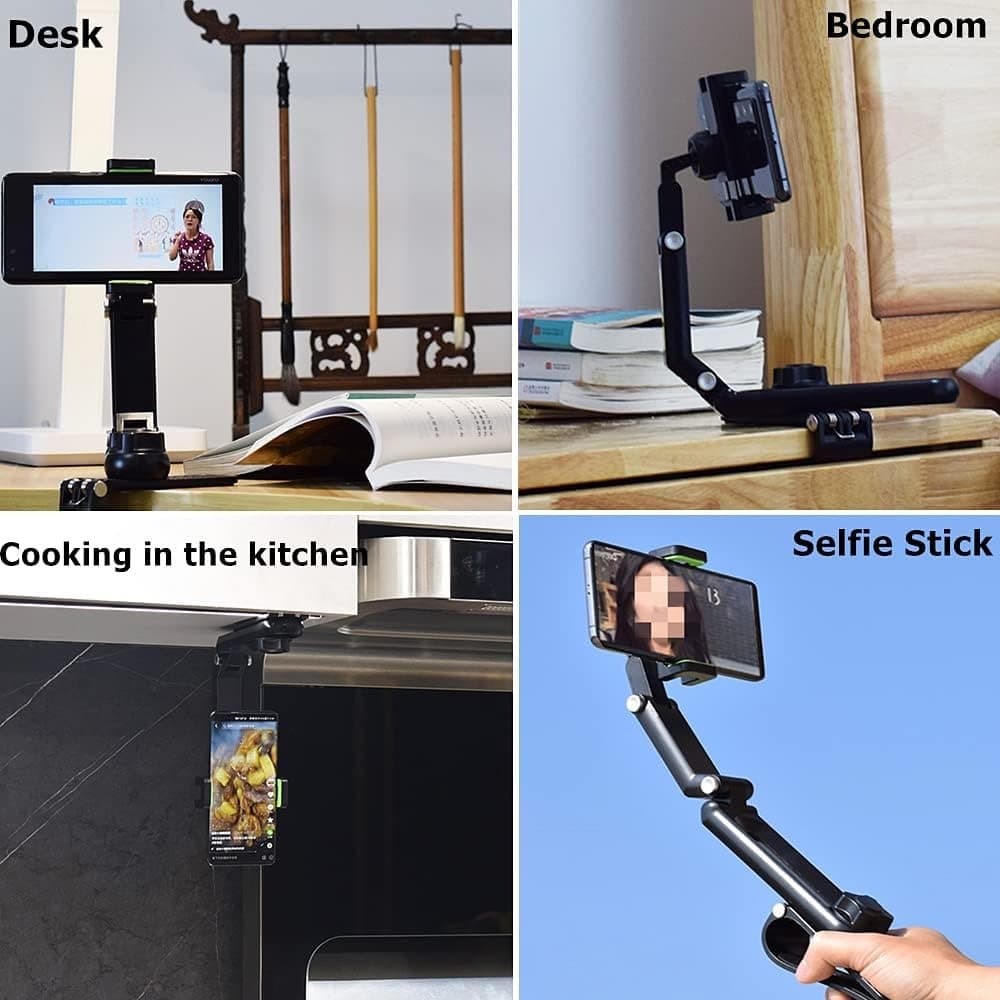 Universal Adjustable Clip Car Phone Mount For Visor — image 2