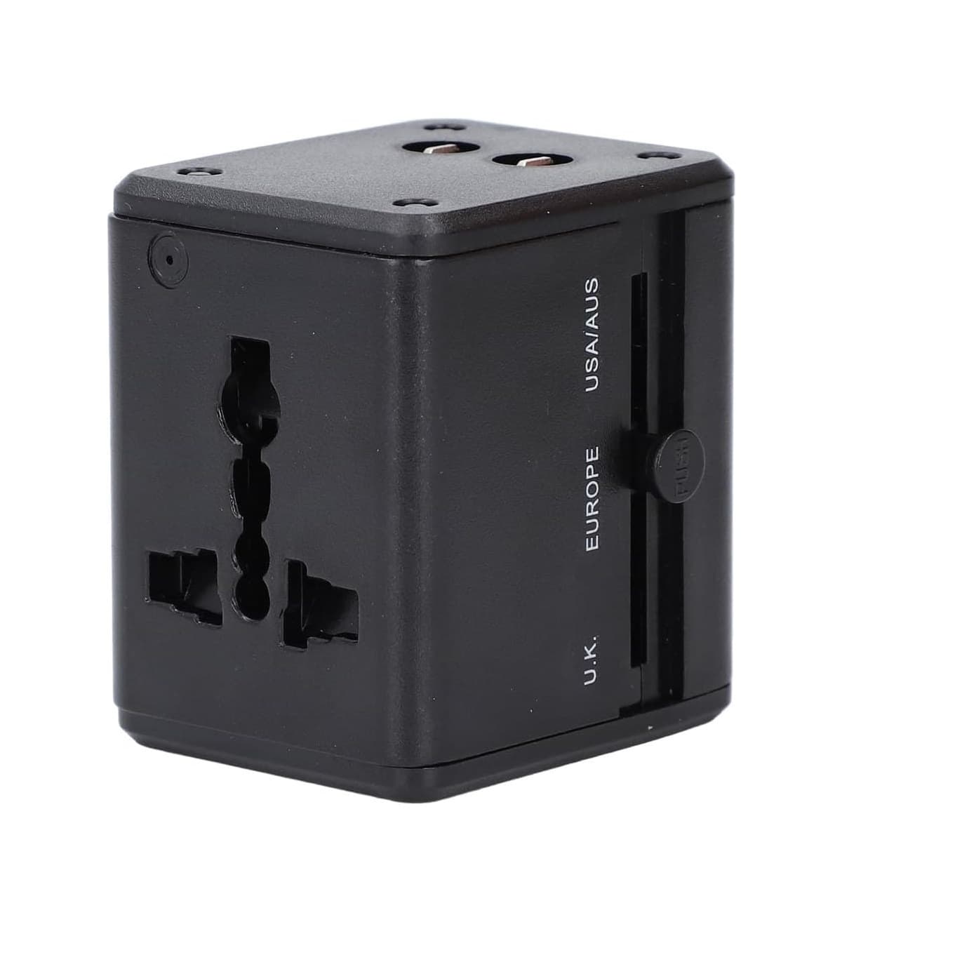 Universal Travel Adapter With 2.1A Dual USB International Power Plug Wall Charger — image 1