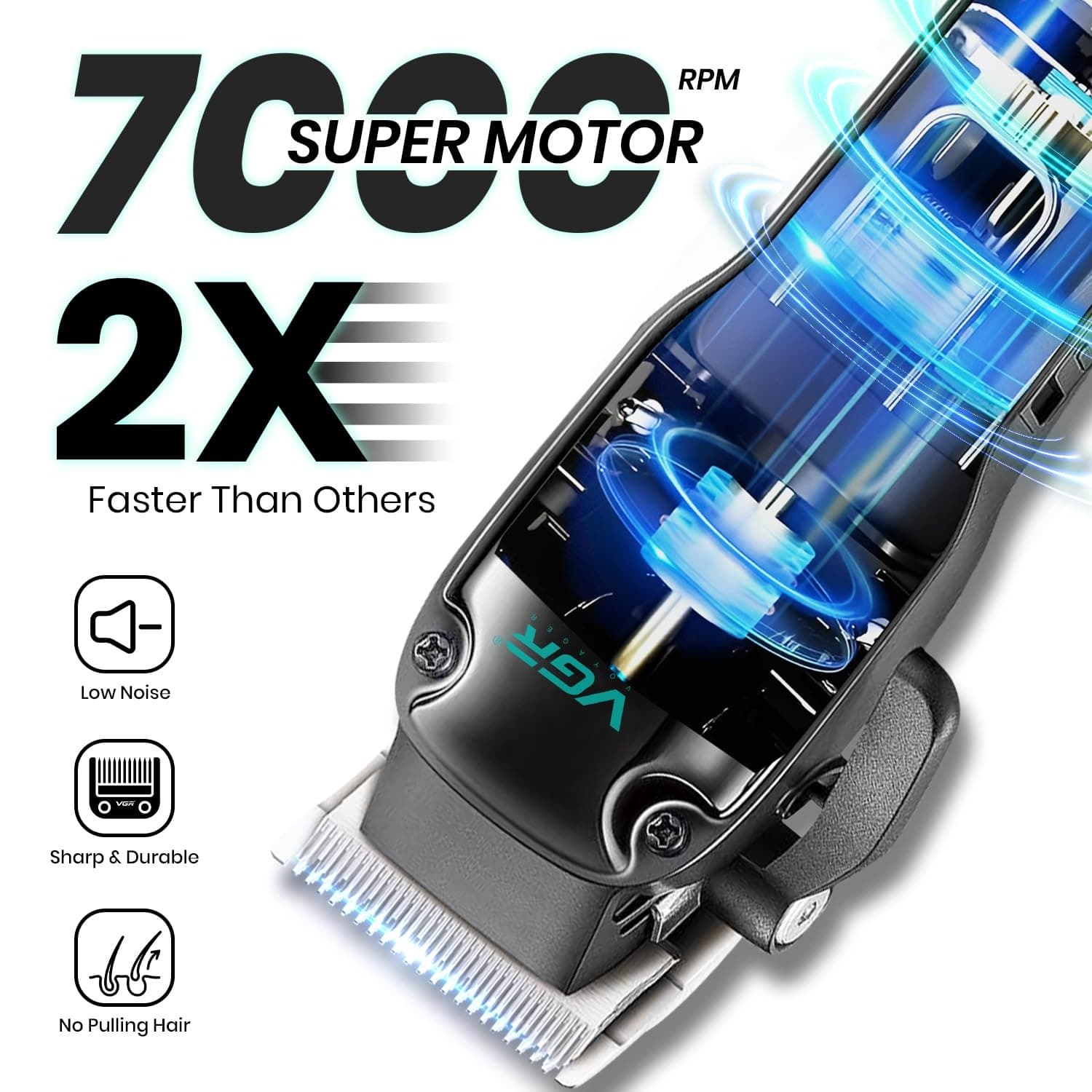 VGR V013 Professional Quality Hair Clipper — image 6