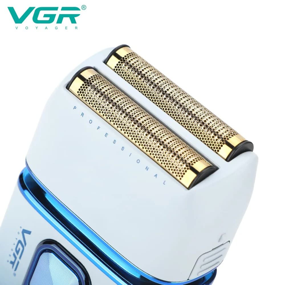 VGR V362 SUPER TRIM Foil Shaver For Men Titanium Dual Foils 2 Speeds IPX-6 Waterproof — image 3