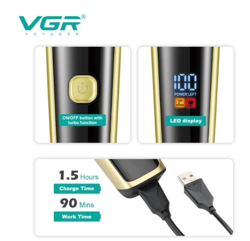 VGR V366 Limited Edition Professional 3-in-1 Grooming Kit — image 3