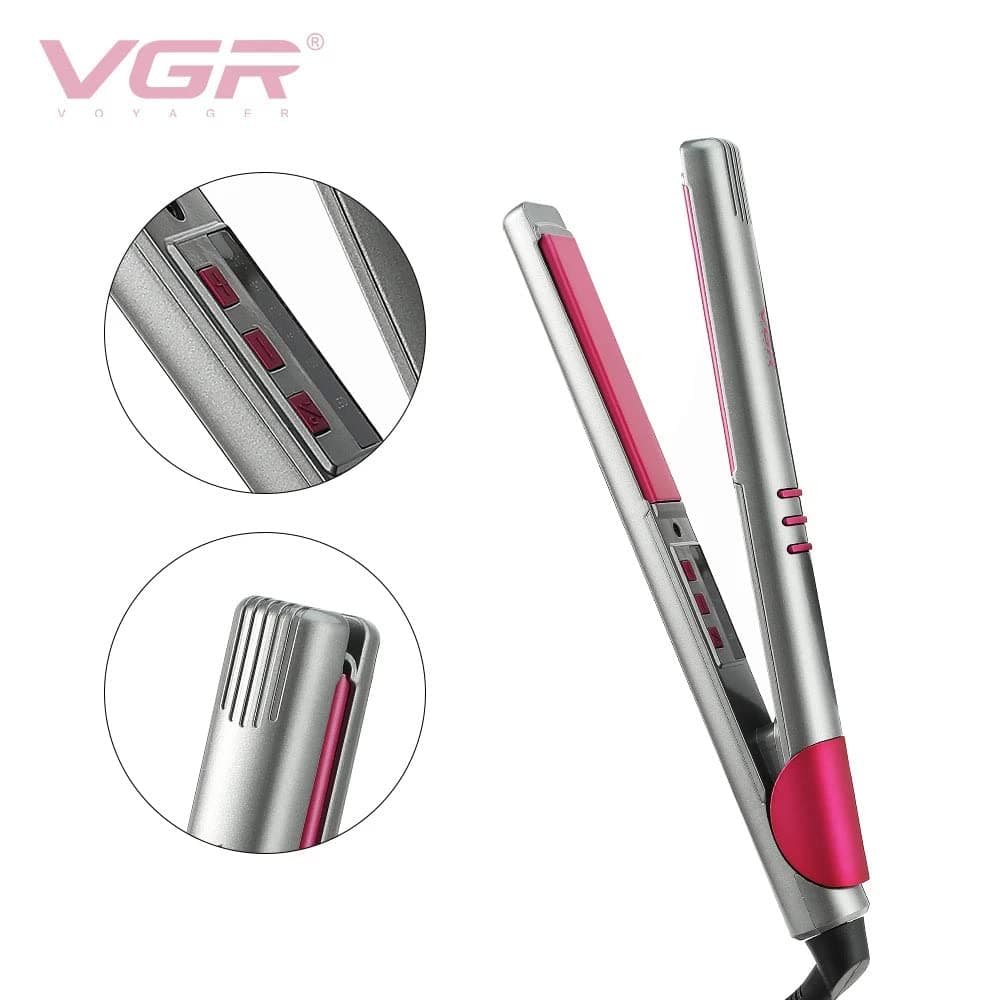 VGR V580 Professional Ceramic Coated Hair Straightener With Uniform Heat Technology — image 3