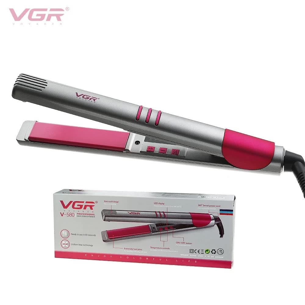 VGR V580 Professional Ceramic Coated Hair Straightener With Uniform Heat Technology — image 4