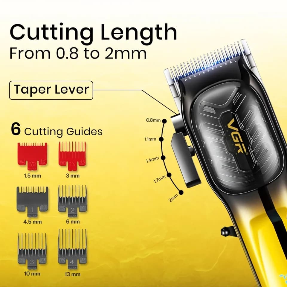 VGR V654 Professional Hair Clipper For Men – 200min Runtime & 7000 RPM Motor — image 2
