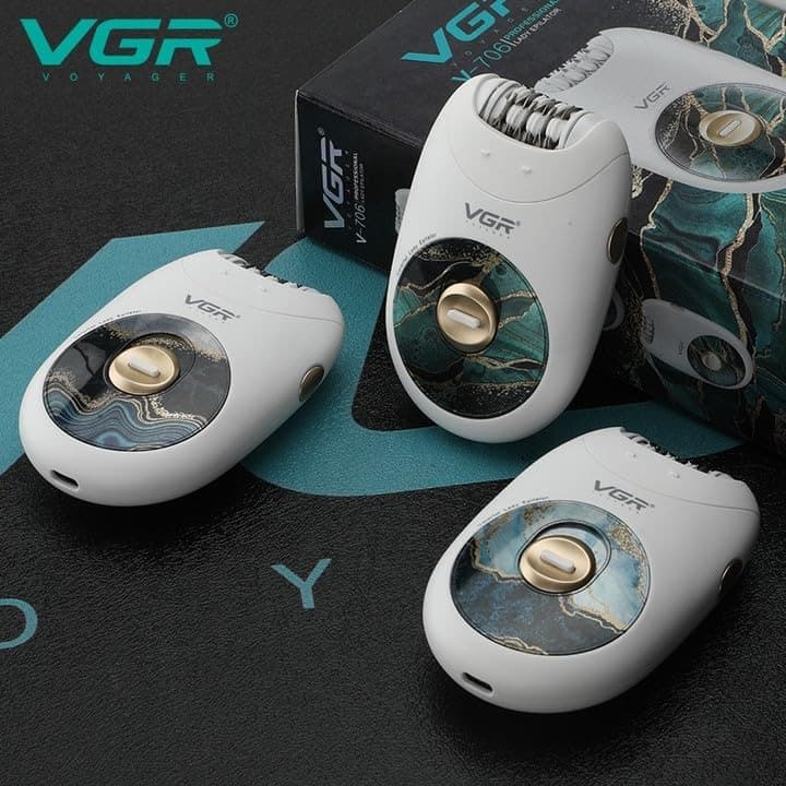 VGR V706 Cordless Professional Women’s Epilator For Face, Legs, Underarms & Bikini — image 4