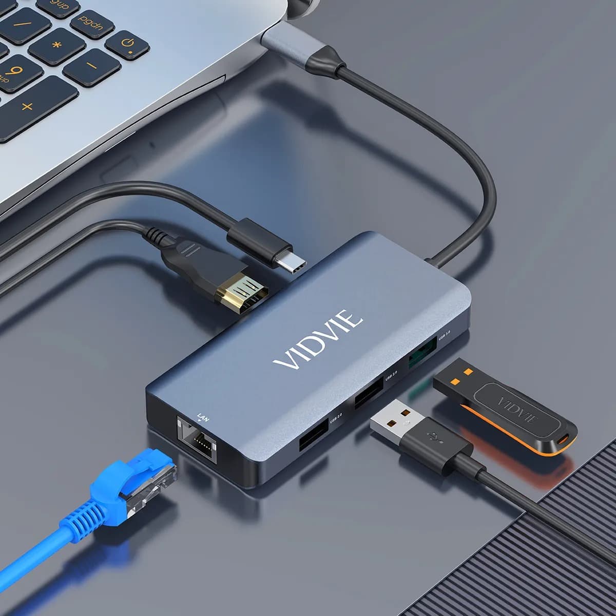 Vidvie HUB01 6 In 1 Type C To Hdmi USB Docking Station — image 2