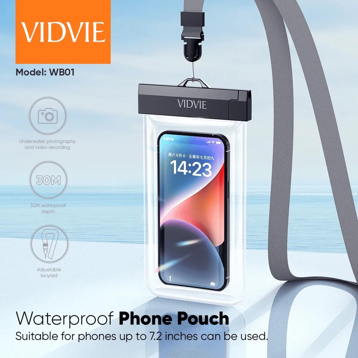 Vidvie WB01 Waterproof Mobile Phone Pouch Cover — image 1