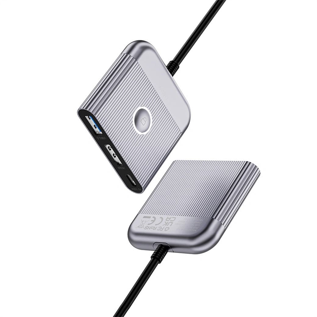 WiWU HB002 3 In 1 Type C To HDMI Hub Laptop Adapter — image 2