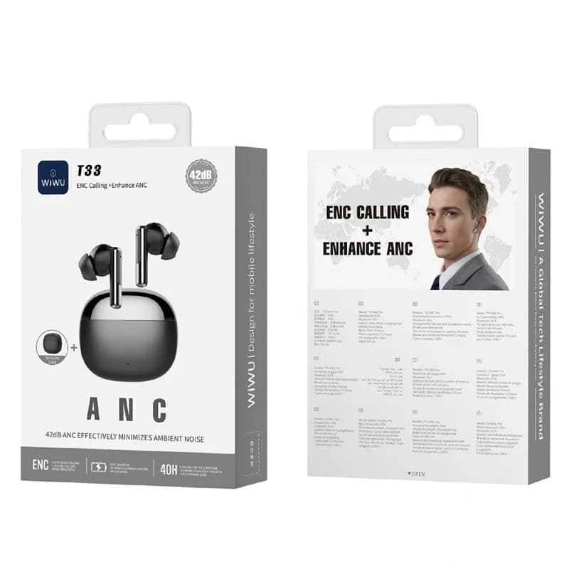 WIWU T33 ANC Pro IPX4 Waterproof ANC Wireless Earbuds — image 5