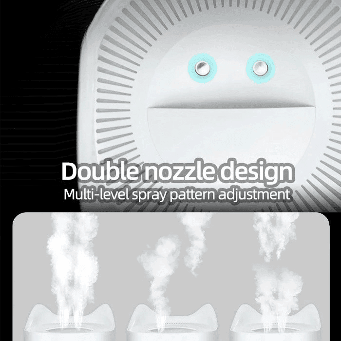 X7 Large Dual Mist Spray Air Humidifier 2.3 Liter LED Night Light — image 3