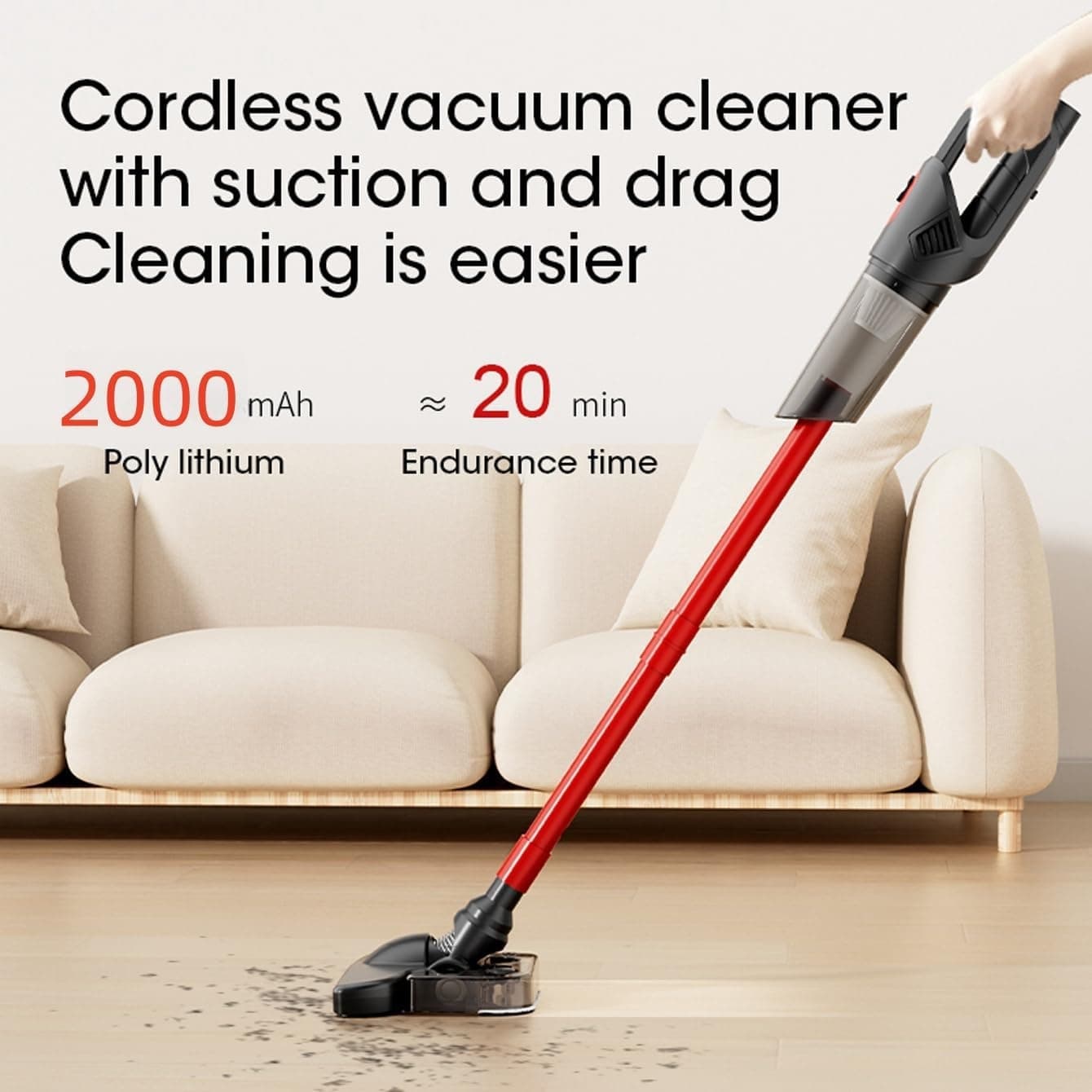 XM002D Handheld Cordless Vacuum Cleaner — image 2