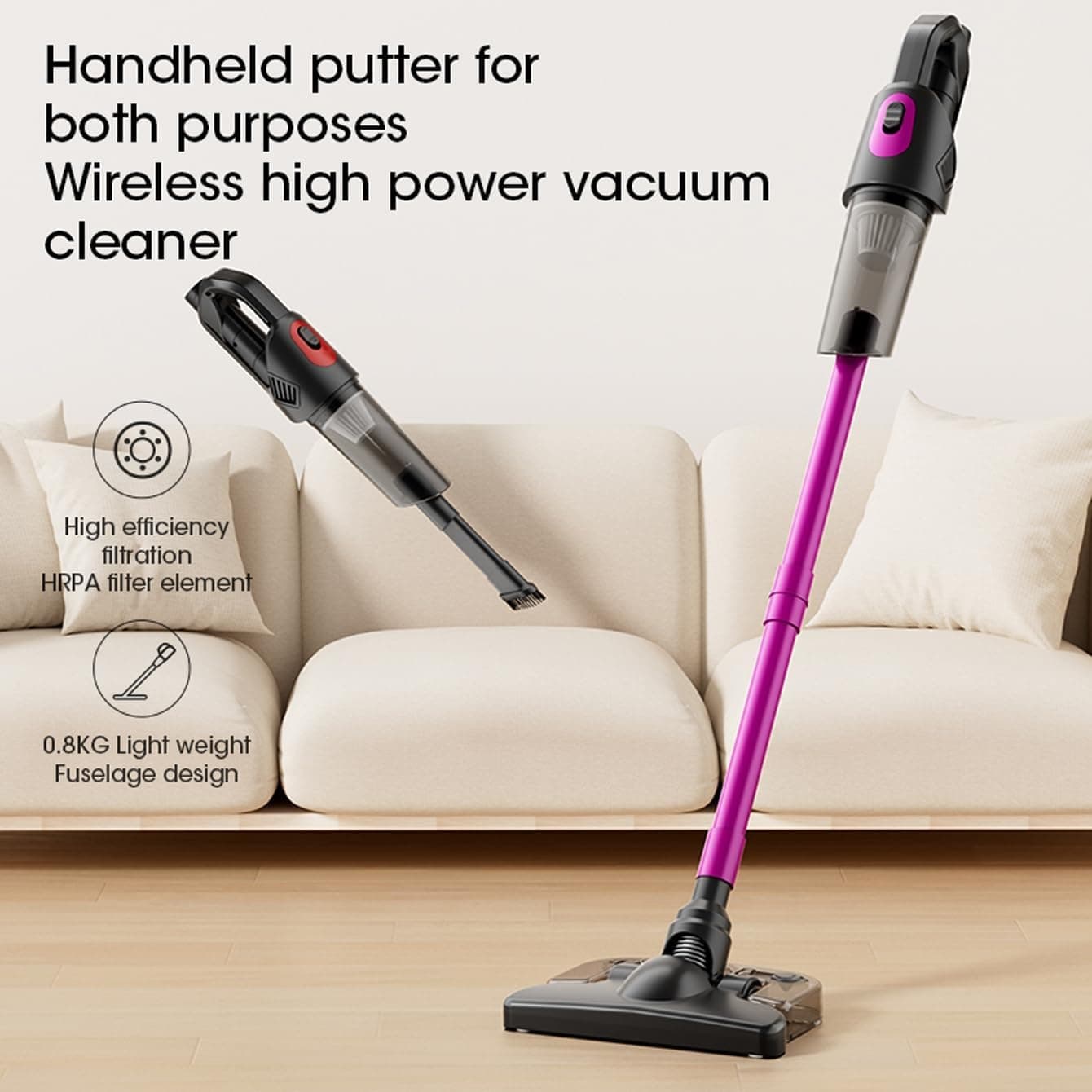 XM002D Handheld Cordless Vacuum Cleaner — image 3