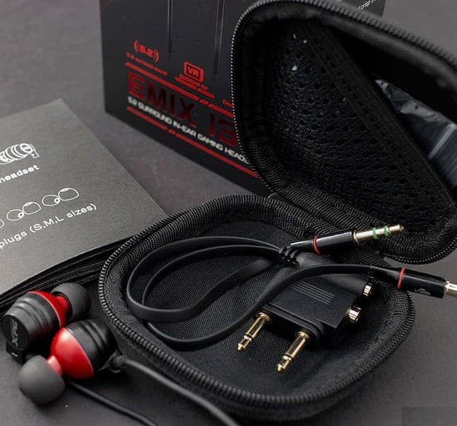 XPG EMIX 130 3D In Ear 3D Surround Sound Gaming Earphone Headset — image 1