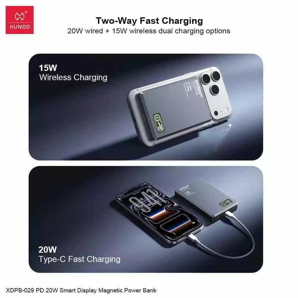 XUNDD XDPB 029 PD 20W Smart Display Magnetic Power Bank — image 6