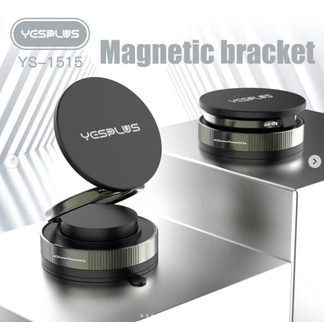 Yesplus YS-1515 Ultra-Stable Magnetic Phone Mount N58 Strong Magnet & Vacuum Suction Base — image 1