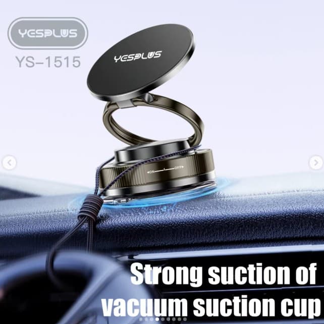 Yesplus YS-1515 Ultra-Stable Magnetic Phone Mount N58 Strong Magnet & Vacuum Suction Base — image 4