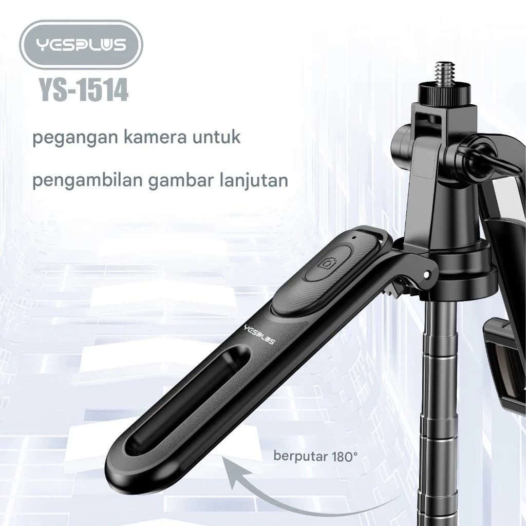 Yesplus YS1514 Tripod Selfie Stick Bluetooth – 1.8 Meter Portable Tripod With Remote — image 4