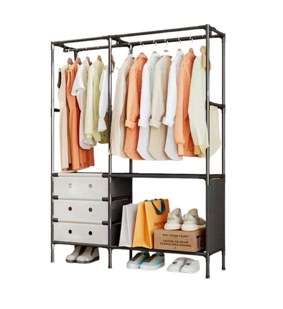 YMJ02 Clothing And Shoe Organizer Rack 103x41x188 cm — image 1