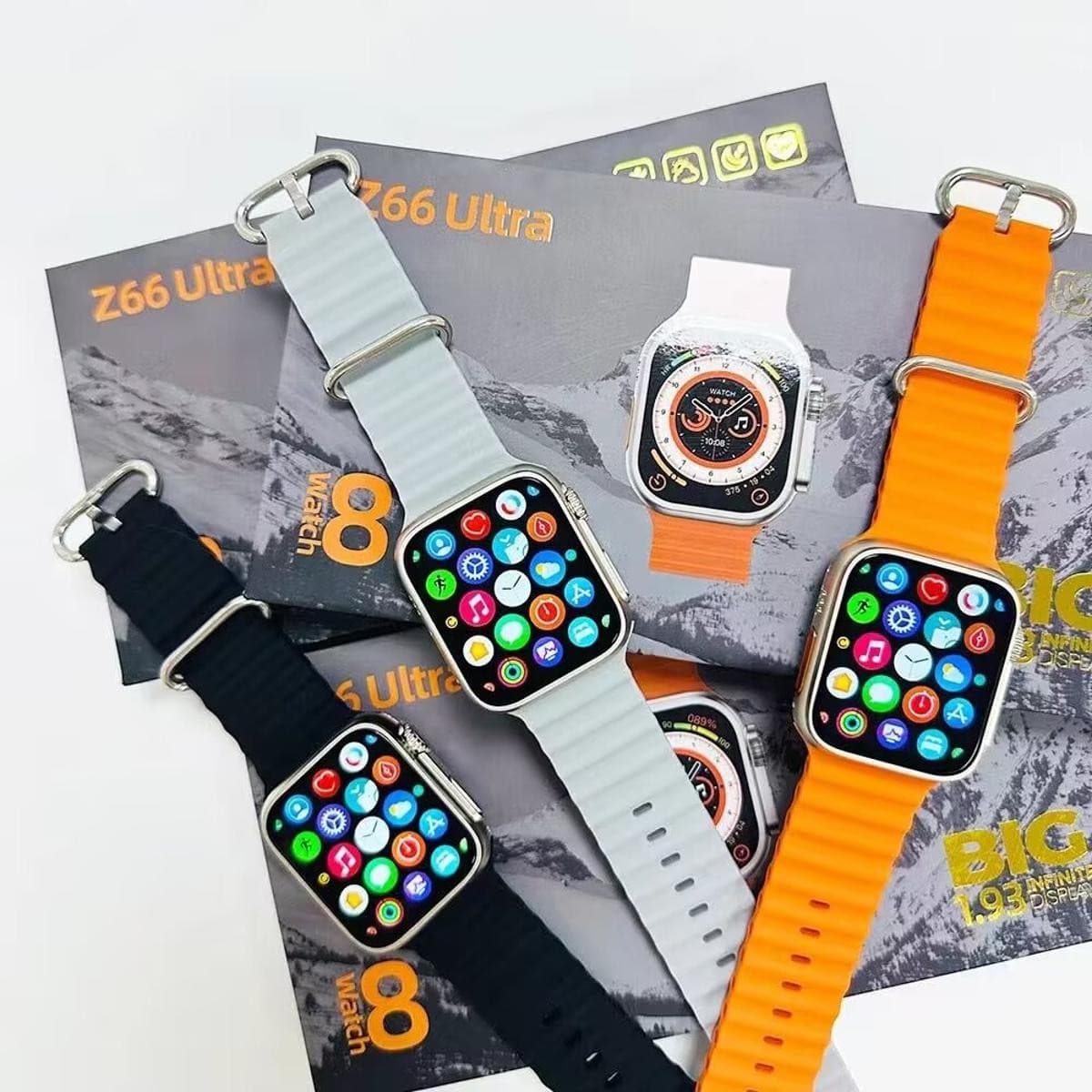 Z66 Ultra Smart Watch Bluetooth Dial Call Heart Rate Function — image 1