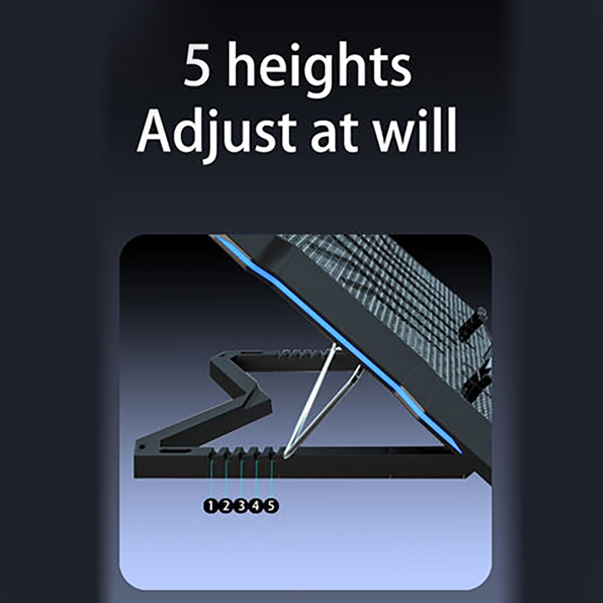 Z8 8 Fan Laptop Cooler Stand — image 5