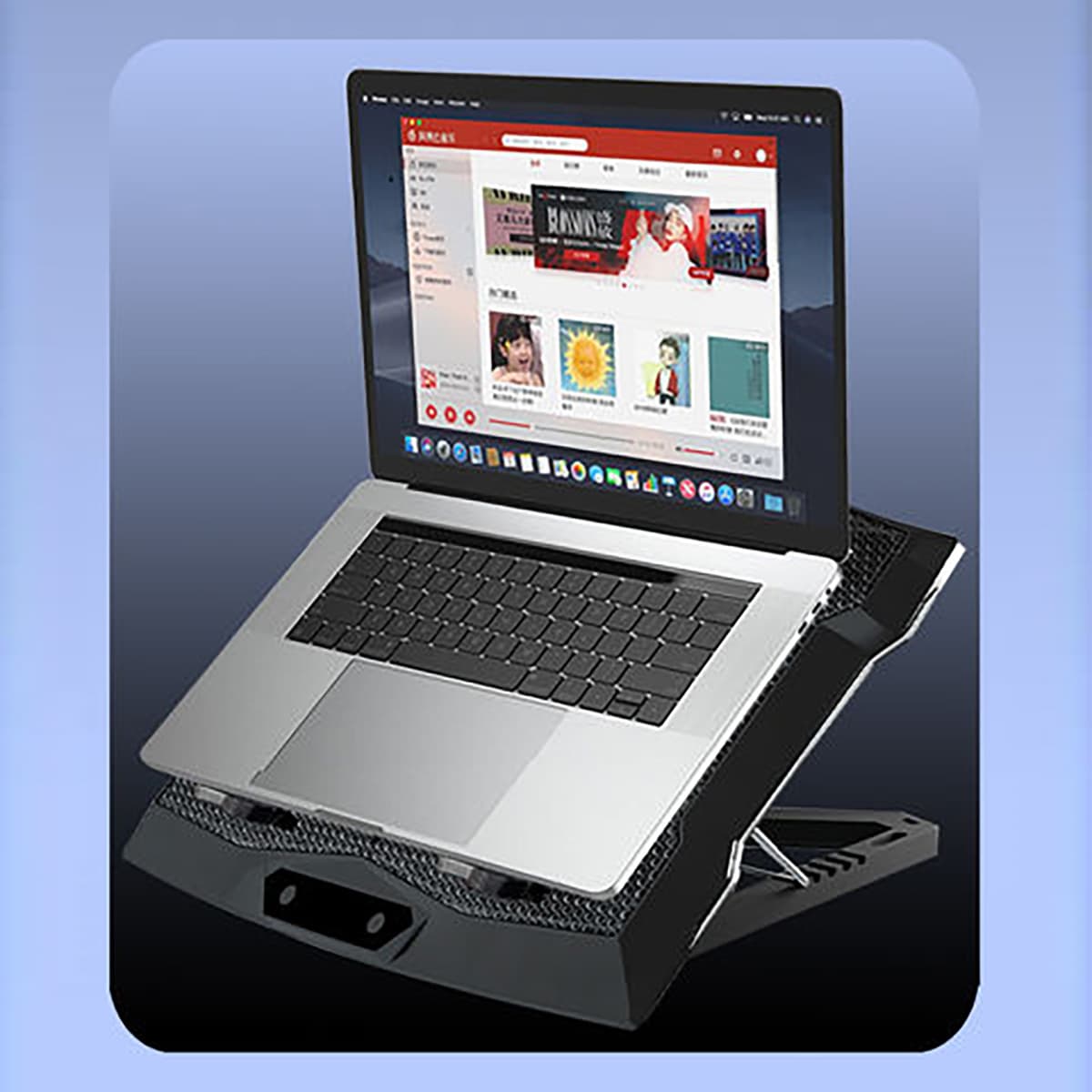 Z8 8 Fan Laptop Cooler Stand — image 4