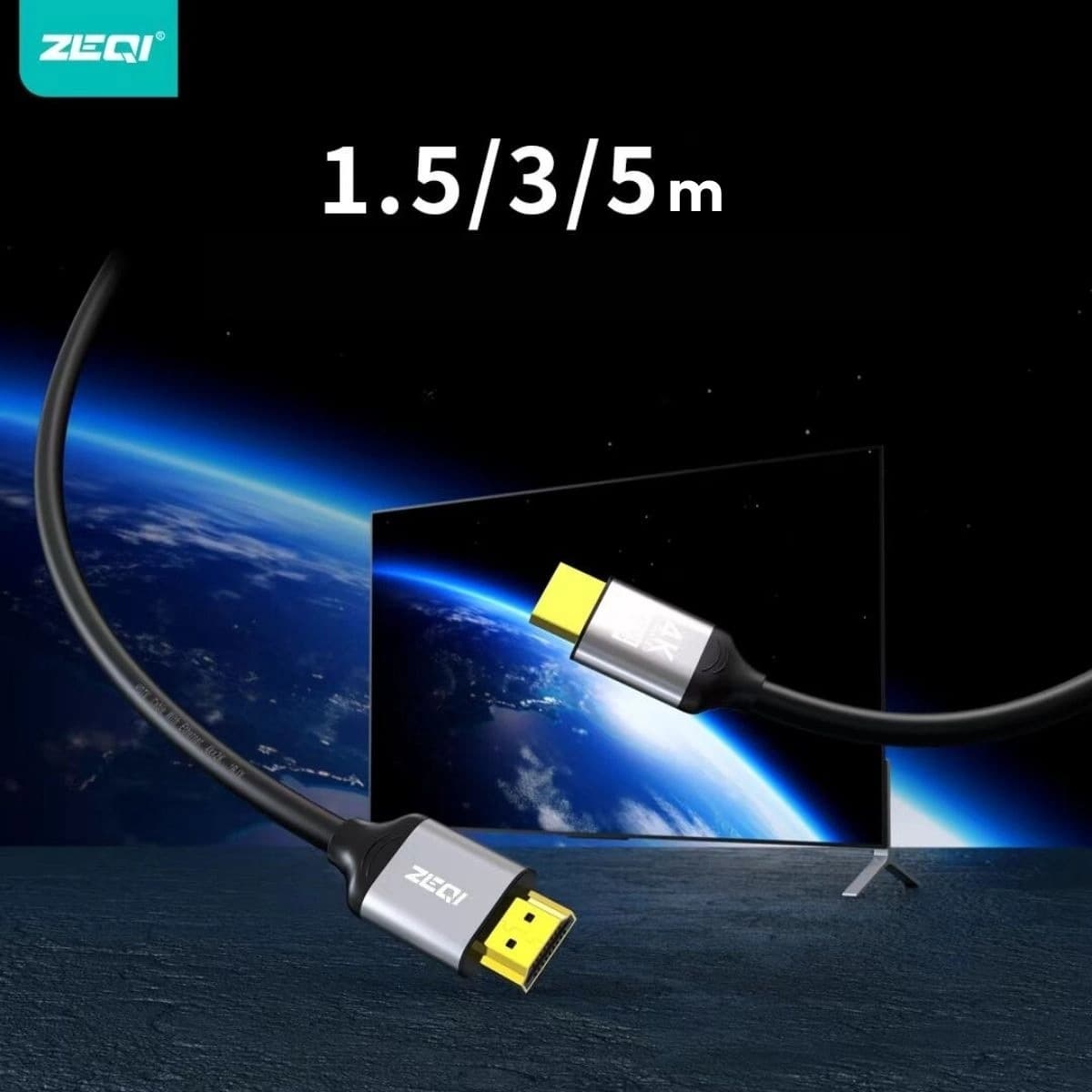 ZEQI ZE-U403 Ultra HD 4K HDMI Cable (1M-3M-5M Options) — image 4