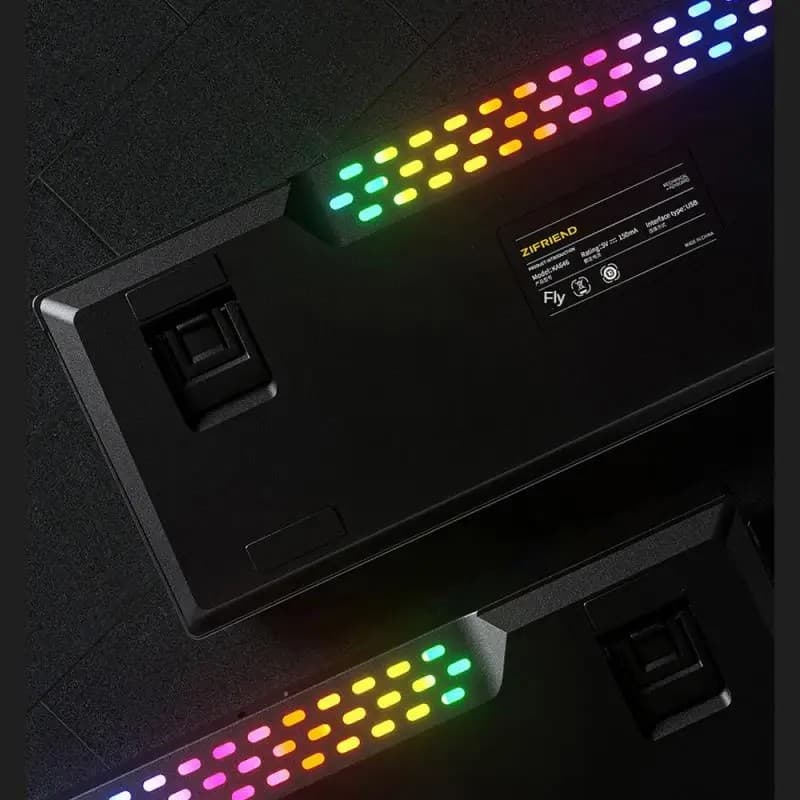 Zifriend KA646 64 Keys Red Switch Wired Detachable RGB Mechanical Gaming Keyboard — image 3