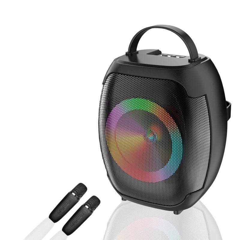 ZQS W4107 Portable Bluetooth Speaker RGB Lights Dual Mics & Affordable Party Sound — image 4