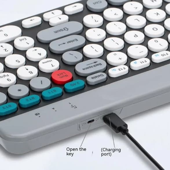 ZYG806 Wireless Multi-Device Bluetooth & 2.4G Dual-Mode Keyboard And Mouse Set — image 3
